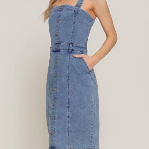 NWT Western Denim Jean Dress - Picture 4 of 4